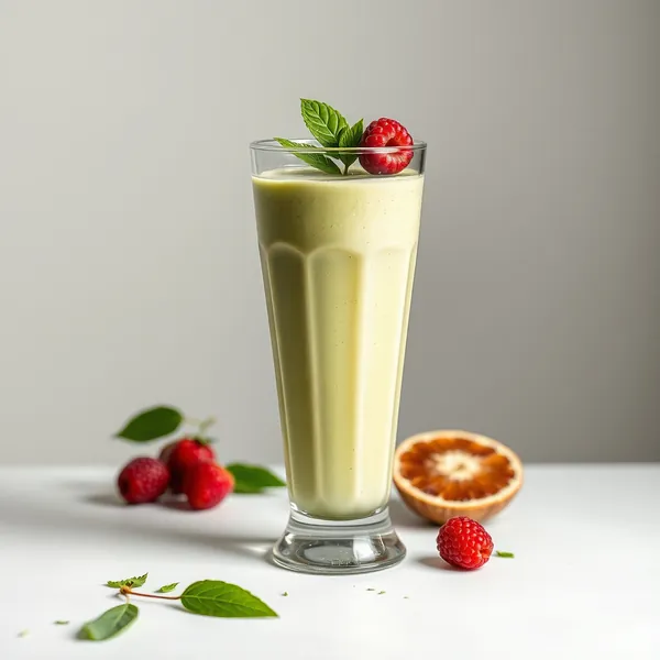 Smoothie Detox de Matcha e Leite de Arroz