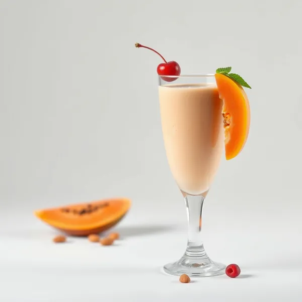 Smoothie Détox à la Papaye, Amande et Lait de Coco