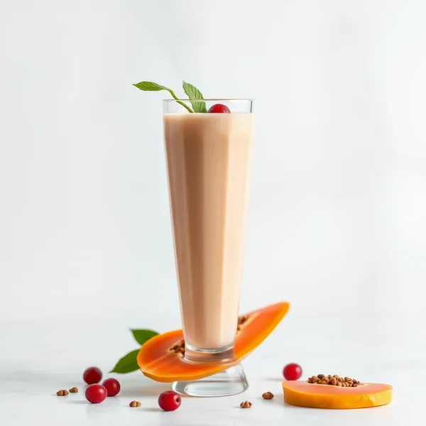 Smoothie Détox à la Papaye et au Lait de Chanvre
