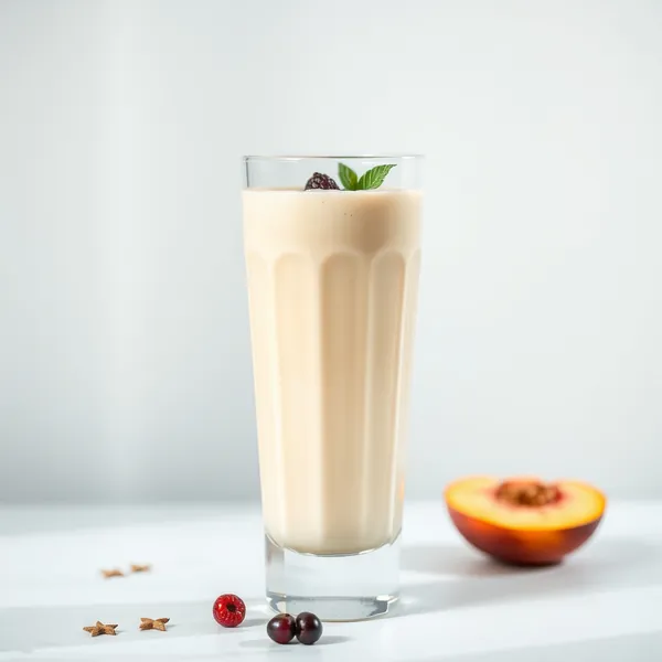 Smoothie Détox Pêche et Lait de Chanvre