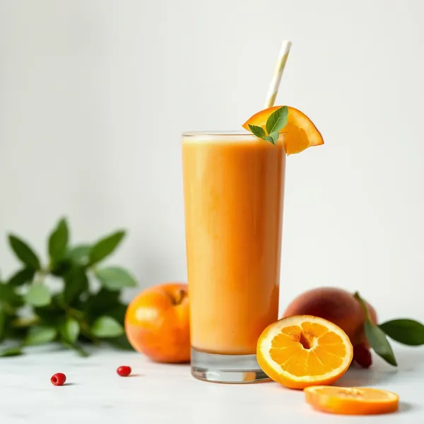 Smoothie Détox Pêche Orange