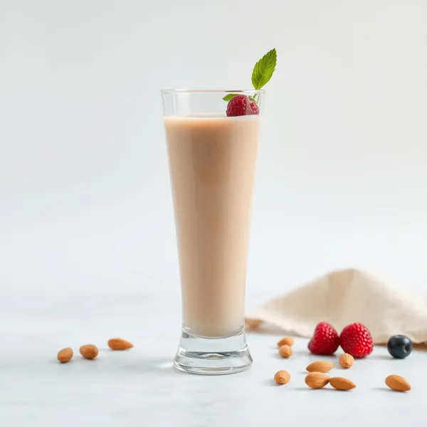 Detoxing Peanut Butter Almond Milk Smoothie