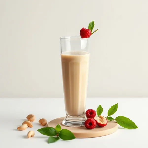 Smoothie Détoxifiant au Beurre de Cacahuète et Lait de Cajou