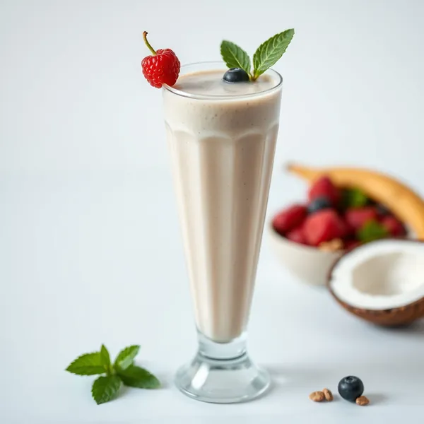 Smoothie Détoxifiant au Beurre de Cacahuète et Eau de Coco