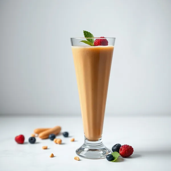 Smoothie Detox di Burro di Arachidi e Caffè Freddo