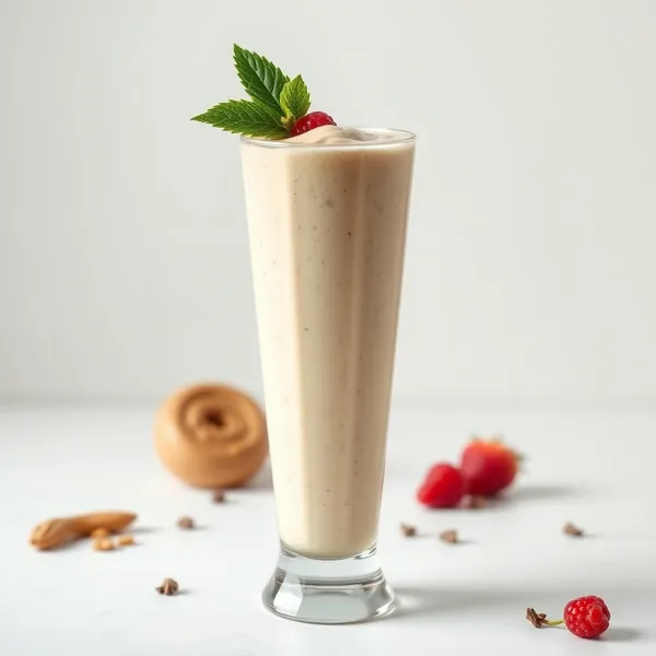 Smoothie Détoxifiant au Beurre de Cacahuète et au Yaourt Grec
