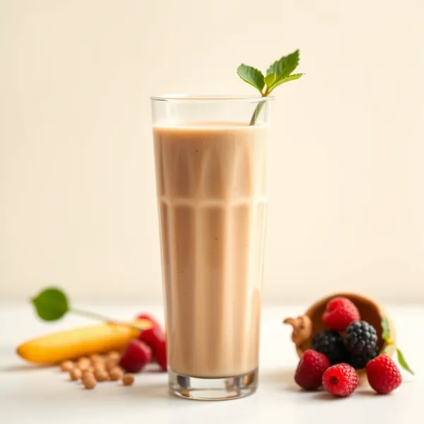 Smoothie Détox au Beurre de Cacahuète et Lait de Noisette