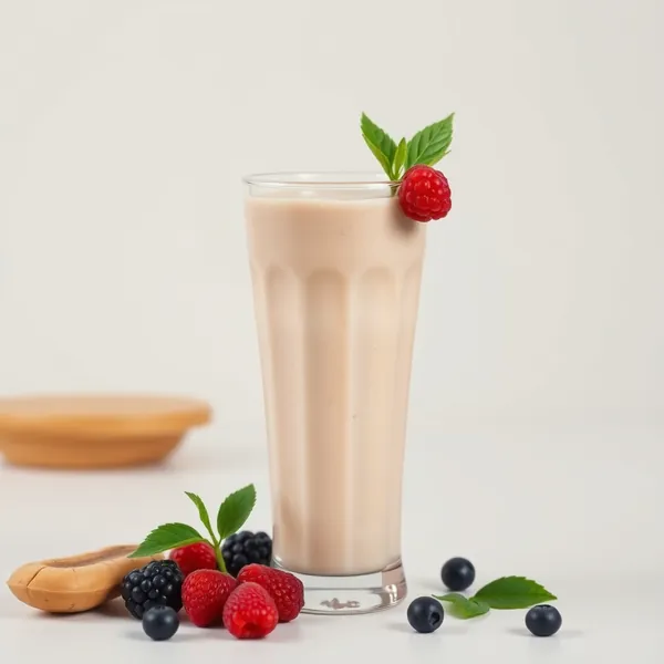 Detoxing Peanut Butter Kefir Milk Smoothie
