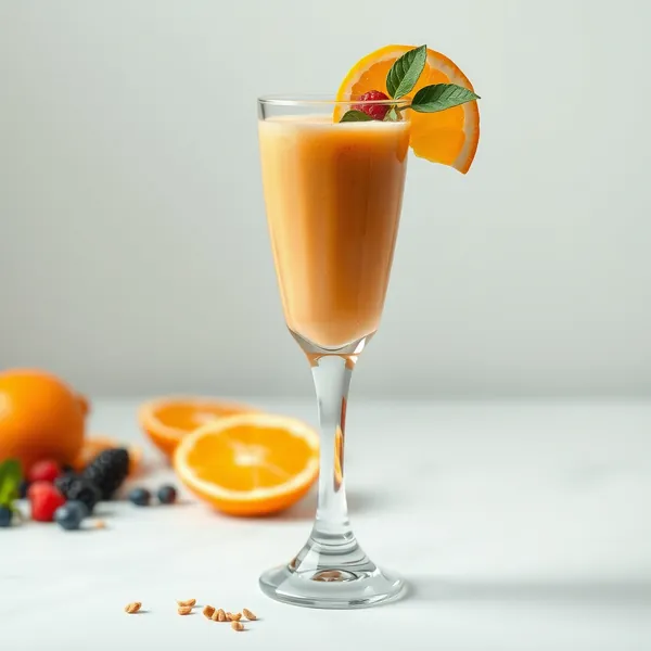 Smoothie Détox au Beurre de Cacahuète et Jus d'Orange