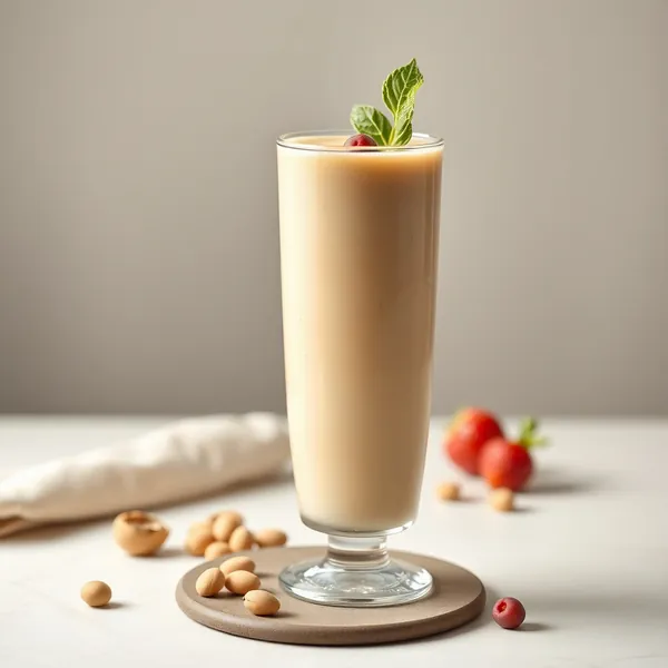 Smoothie Desintoxicante de Manteiga de Amendoim e Leite de Pistache