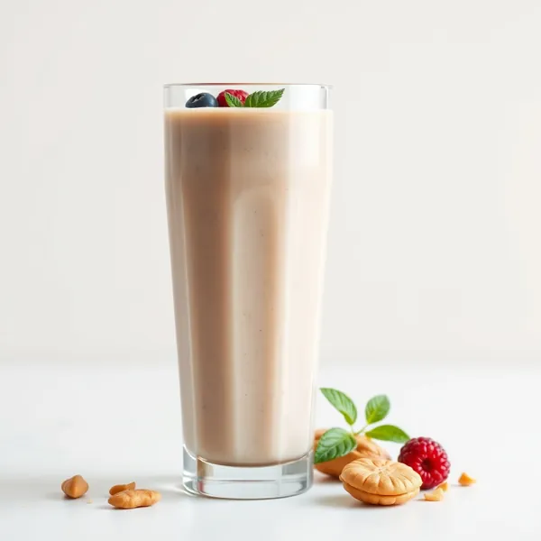 Smoothie Détox au Beurre de Cacahuète et Lait de Riz