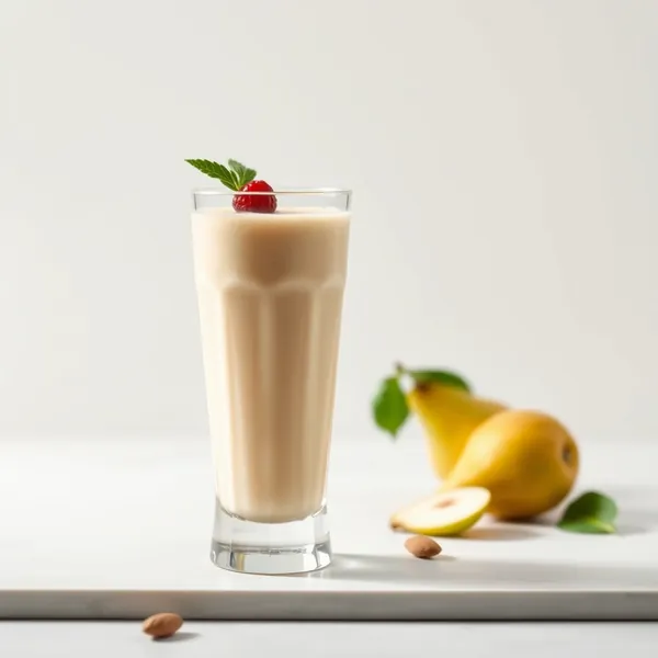 Batido Desintoxicante de Pera y Leche de Almendra