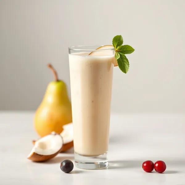 Batido Detox de Pera y Agua de Coco