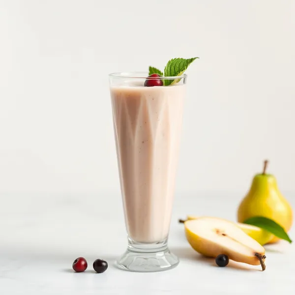 Smoothie Détox à la Poire et au Yaourt Grec