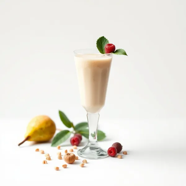 Smoothie Desintoxicante de Pera e Avelã