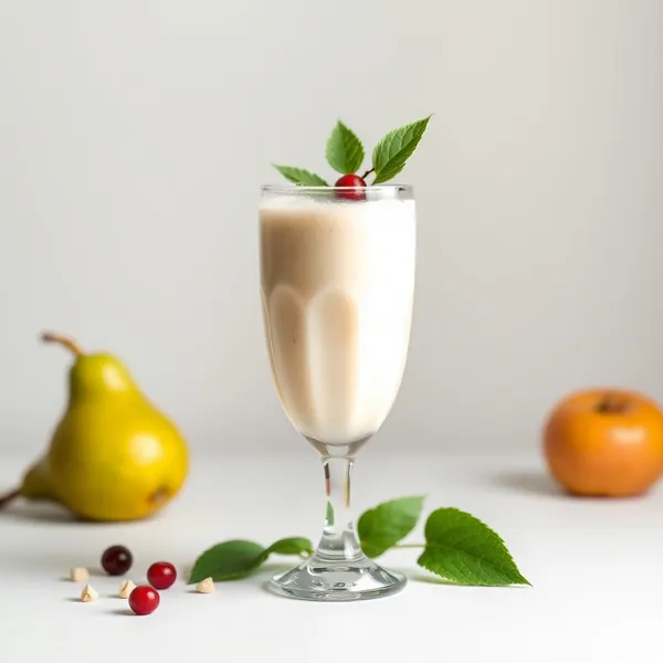 Smoothie Desintoxicante de Pera e Leite de Macadamia
