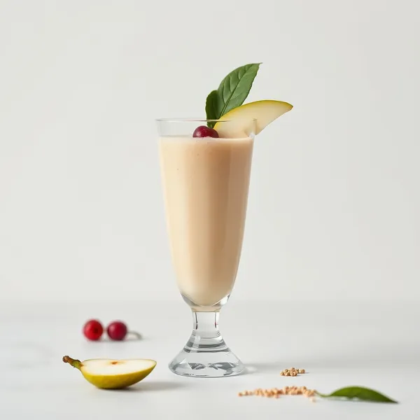 Smoothie Detox de Pera e Leite de Espelta