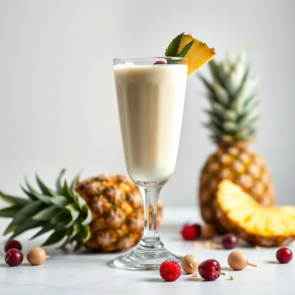 Smoothie Desintoxicante de Piña y Leche de Macadamia