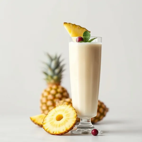Batido Detoxificante de Piña y Leche de Espelta