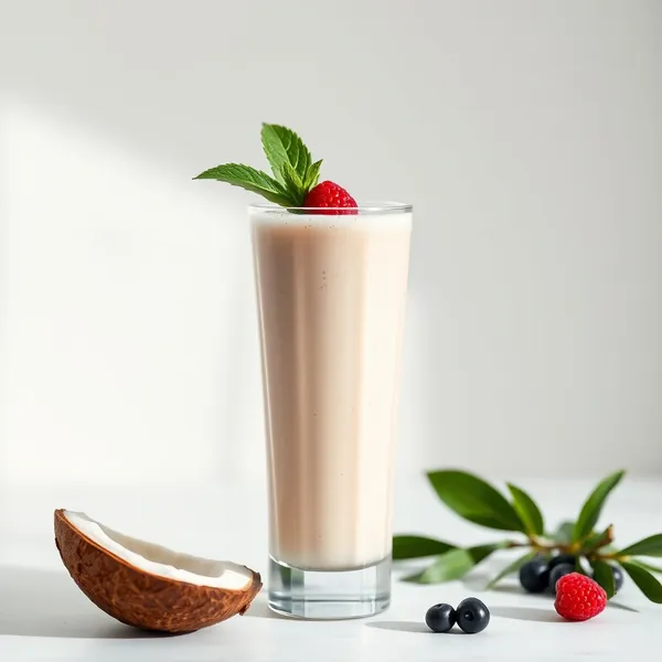 Smoothie Détoxifiant de Protéine et Eau de Coco