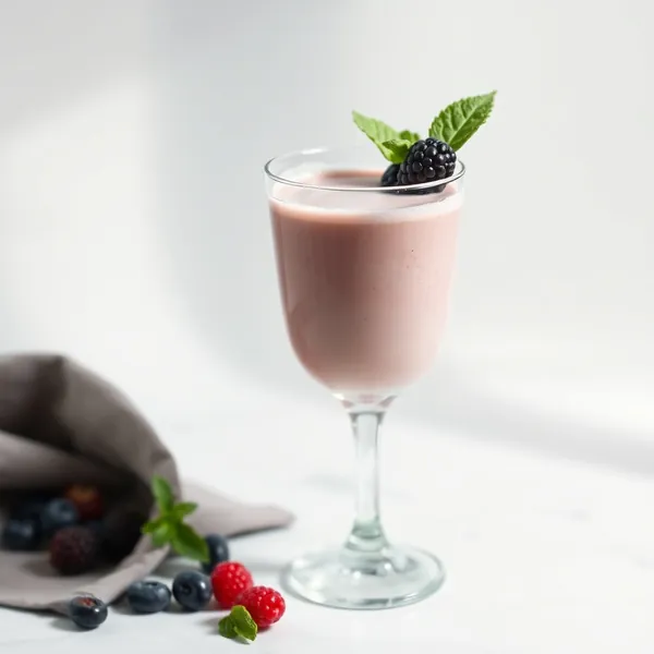 Batido Desintoxicante de Proteína em Pó e Leite de Kefir