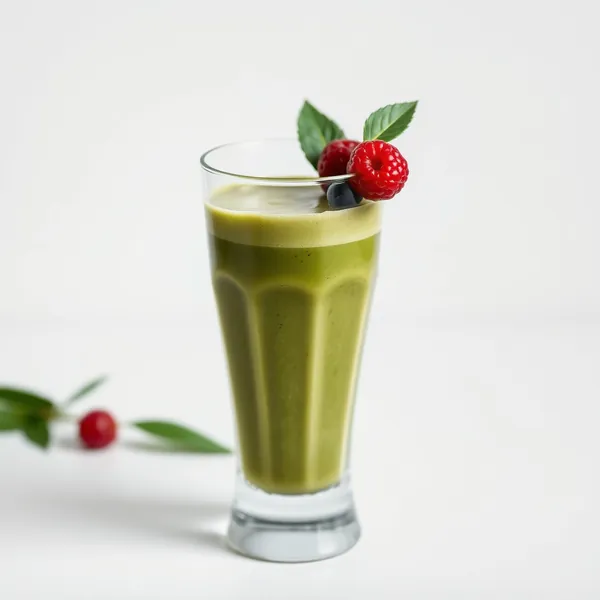 Detoxing Protein Powder Matcha Tea Smoothie