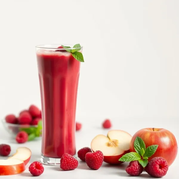 Smoothie Détox Framboise et Pomme