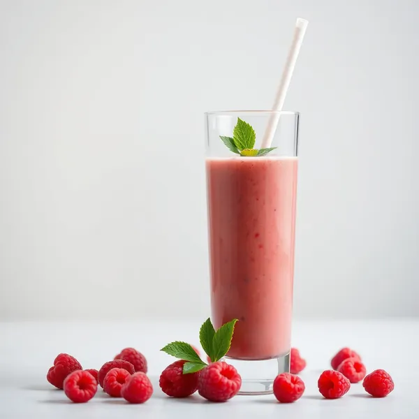 Smoothie Détox Framboise et Eau de Coco