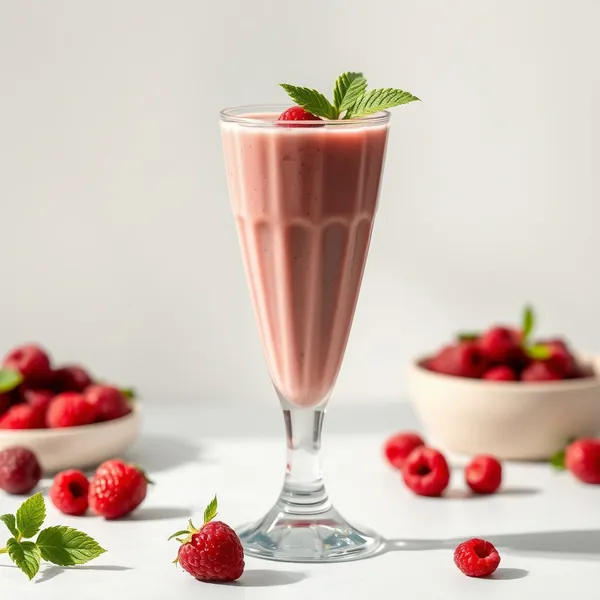 Smoothie Détox Framboise et Yaourt Grec