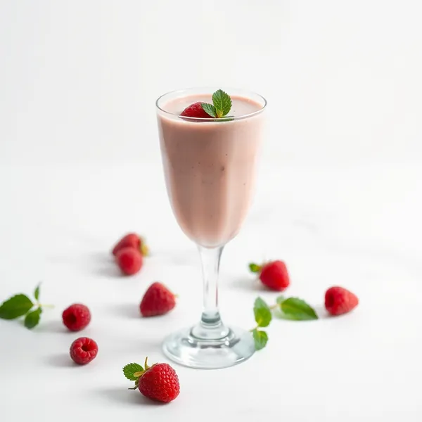 Detox Himbeer Kefir Milch Smoothie