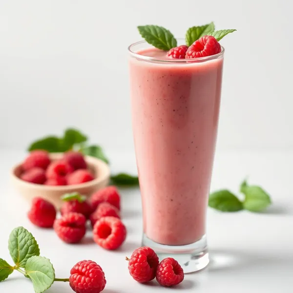 Smoothie Détox Framboise et Lait de Pois