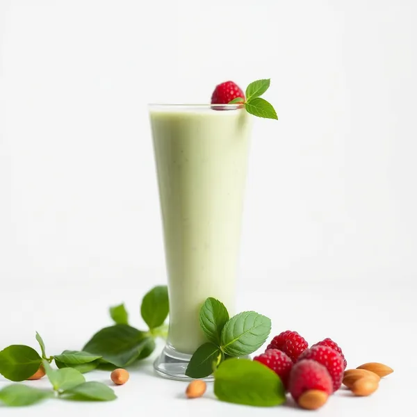 Batido Desintoxicante de Espinaca y Leche de Almendra