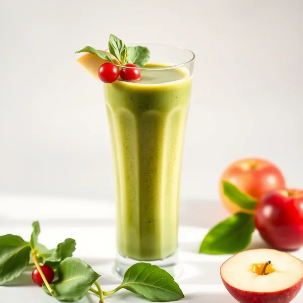 Detox-Smoothie mit Spinat und Apfel