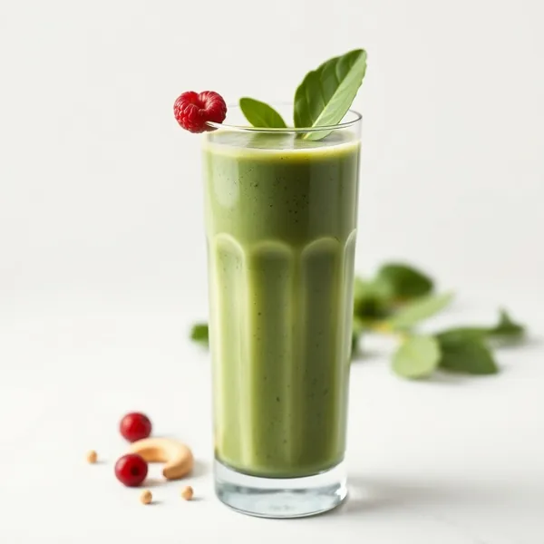Batido Desintoxicante de Espinaca y Leche de Anacardo