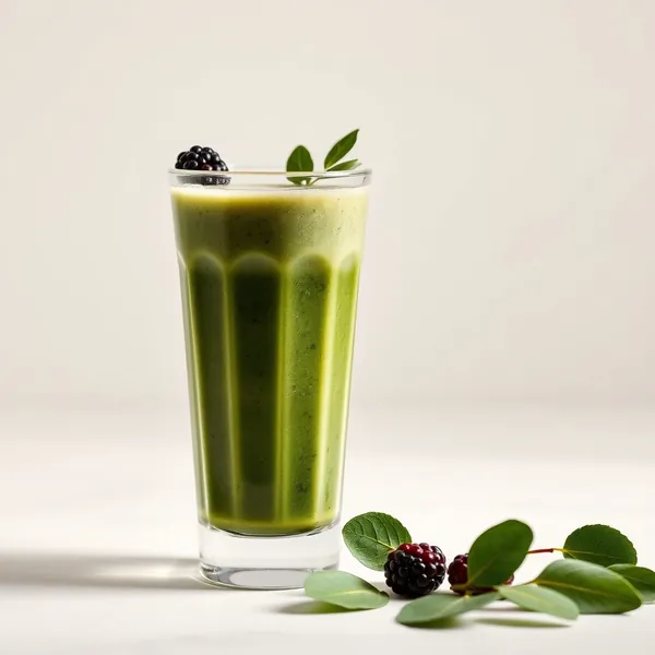 Smoothie Détoxifiant aux Épinards et Eau de Coco
