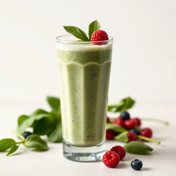 Detox-Smoothie mit Spinat und Griechischem Joghurt