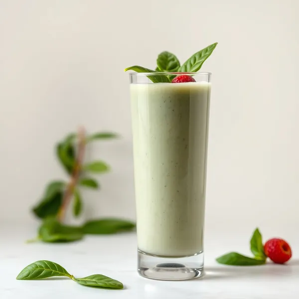 Smoothie Desintoxicante de Espinafre e Leite de Kefir