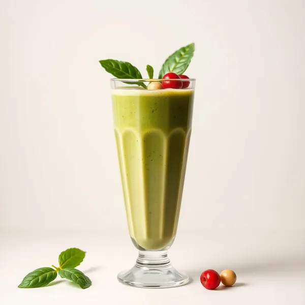 Detox-Smoothie mit Spinat und Macadamia-Milch