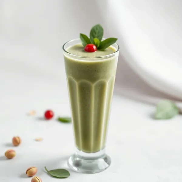 Batido Desintoxicante de Espinaca y Leche de Pistacho