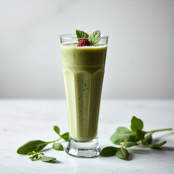 Smoothie Desintoxicante de Espinafre e Leite de Arroz