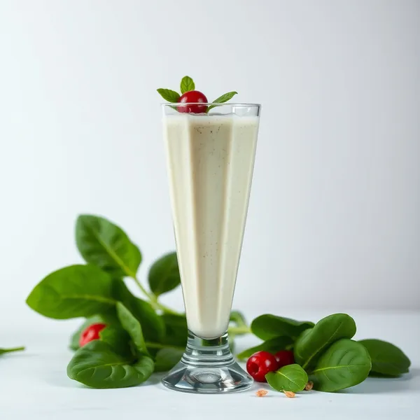 Detoxing Spinach Spelt Milk Smoothie