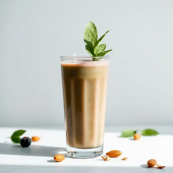 Smoothie Détox à la Spiruline, Amande et Lait de Coco