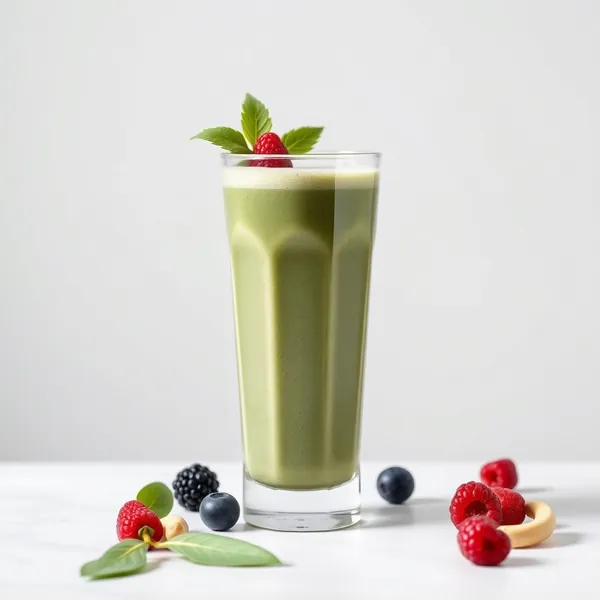Smoothie Détox de Spiruline et Lait de Cajou