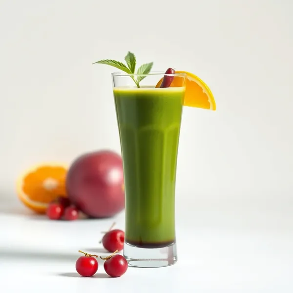 Smoothie Détox de Spiruline et Jus d'Orange