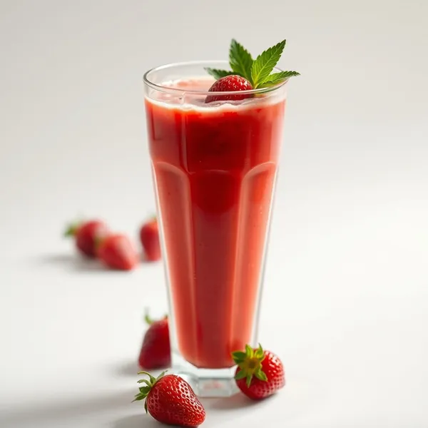 Batido Detox de Fresa y Manzana