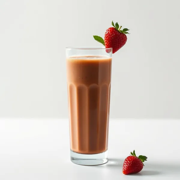 Smoothie Desintoxicante de Morango e Café Frio