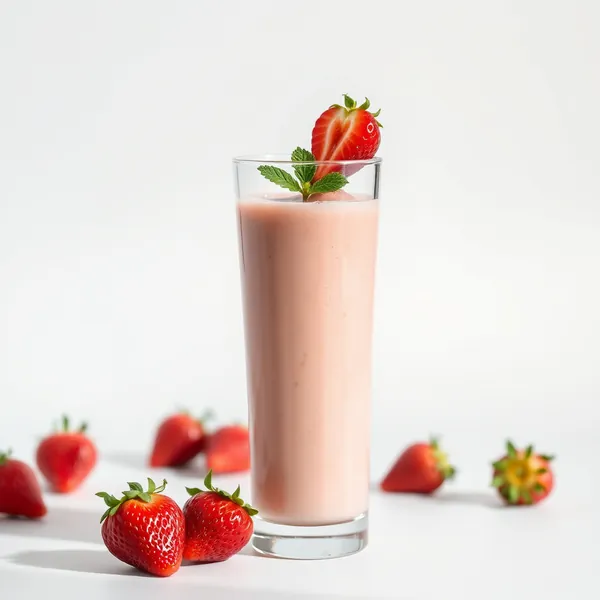 Detox-Smoothie mit Erdbeere und Hanfmilch