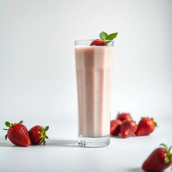 Smoothie Desintoxicante de Fresa y Kefir