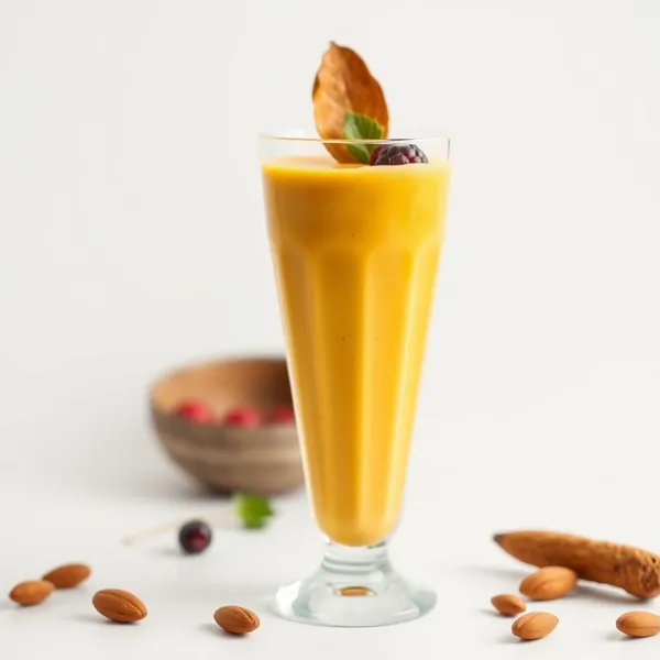 Detoxing Turmeric Almond Coconut Milk Smoothie