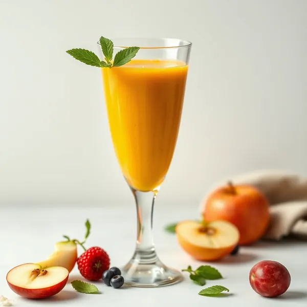 Smoothie Desintoxicante de Maçã e Cúrcuma